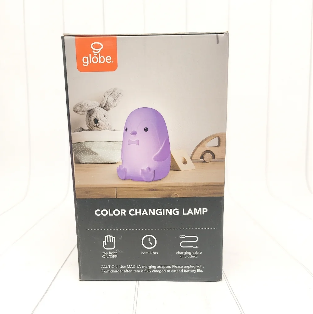 Globe LED Color Changing Lamp Peppy The Penguin